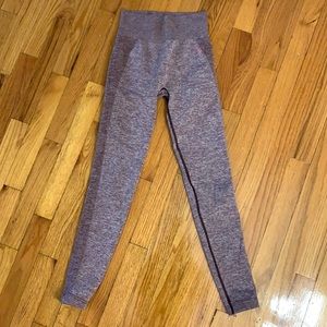 Gymshark high waisted flex leggings - berry/rose, S